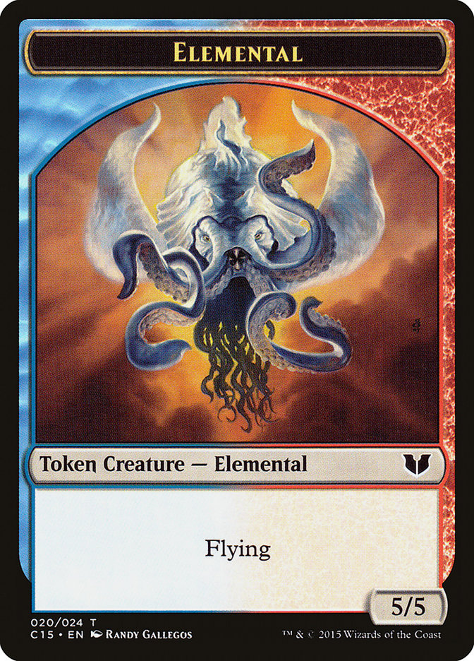 Drake // Elemental (020) Double-Sided Token [Commander 2015 Tokens] | Devastation Store