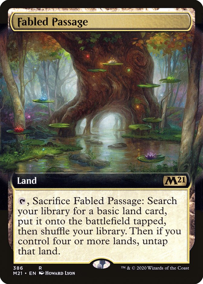 Fabled Passage (Extended) [Core Set 2021] | Devastation Store