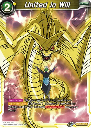 United in Will [BT16-095] | Devastation Store