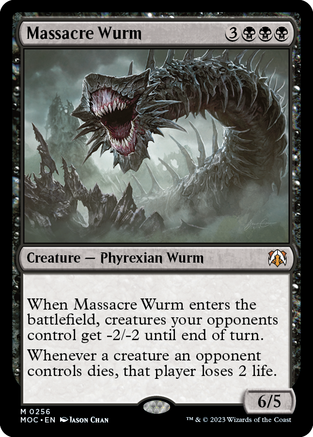 Massacre Wurm [March of the Machine Commander] | Devastation Store