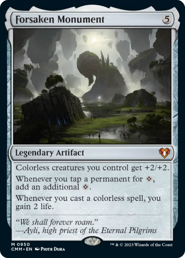 Forsaken Monument [Commander Masters] | Devastation Store