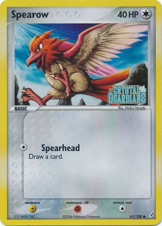 Spearow (61/100) (Stamped) [EX: Crystal Guardians] | Devastation Store