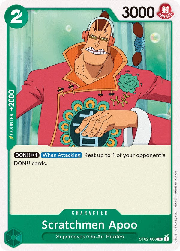 Scratchmen Apoo [Starter Deck: Worst Generation] | Devastation Store