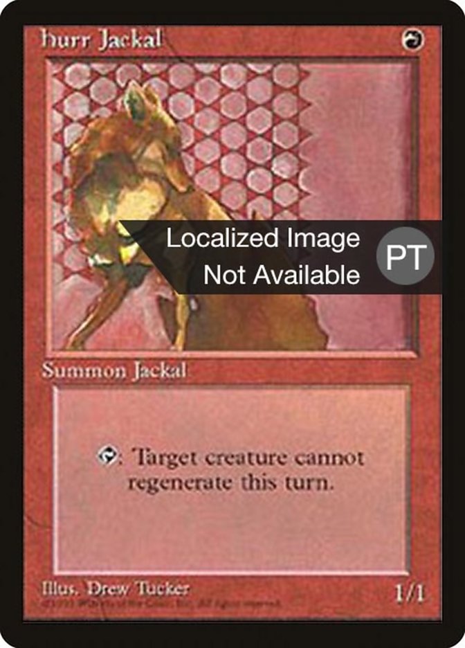 Hurr Jackal [Fourth Edition (Foreign Black Border)] | Devastation Store