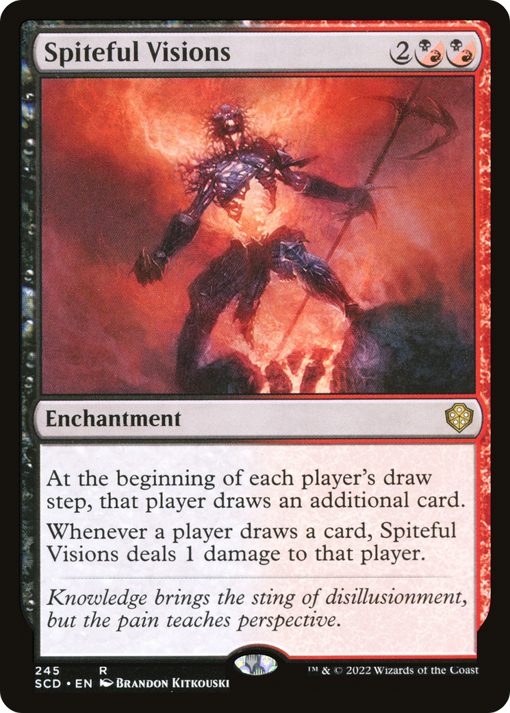 Spiteful Visions [Starter Commander Decks] | Devastation Store