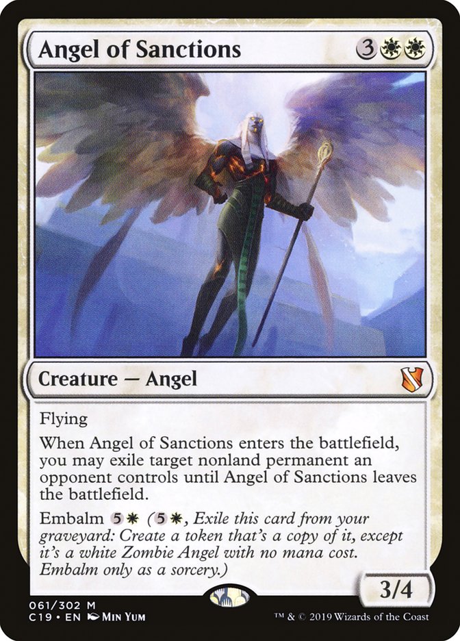 Angel of Sanctions [Commander 2019] | Devastation Store