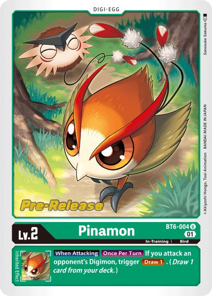 Pinamon [BT6-004] [Double Diamond Pre-Release Cards] | Devastation Store