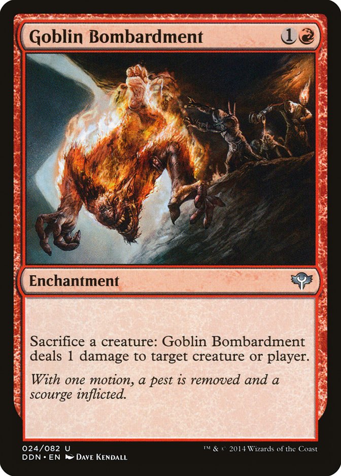 Goblin Bombardment [Duel Decks: Speed vs. Cunning] | Devastation Store
