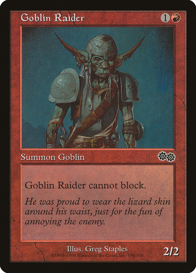 Goblin Raider [Urza's Saga] | Devastation Store