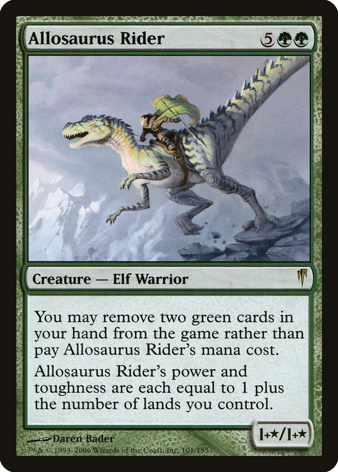Allosaurus Rider [Coldsnap] | Devastation Store