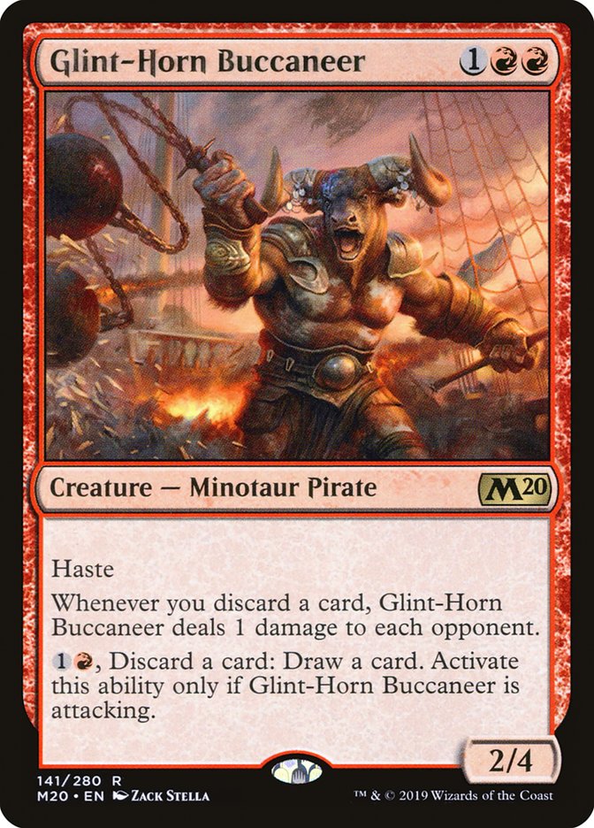 Glint-Horn Buccaneer [Core Set 2020] | Devastation Store