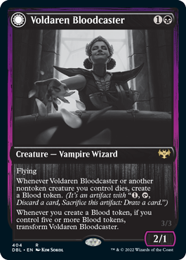 Voldaren Bloodcaster // Bloodbat Summoner [Innistrad: Double Feature] | Devastation Store