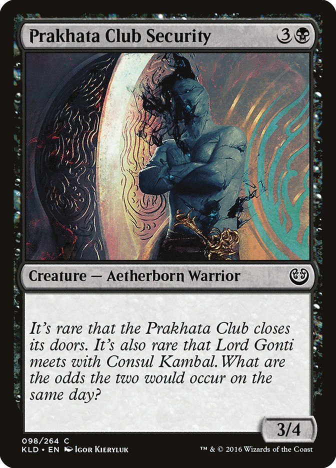 Prakhata Club Security [Kaladesh] | Devastation Store