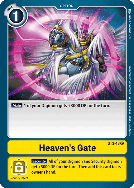 Heaven's Gate [ST3-13] [Starter Deck: Heaven's Yellow] | Devastation Store