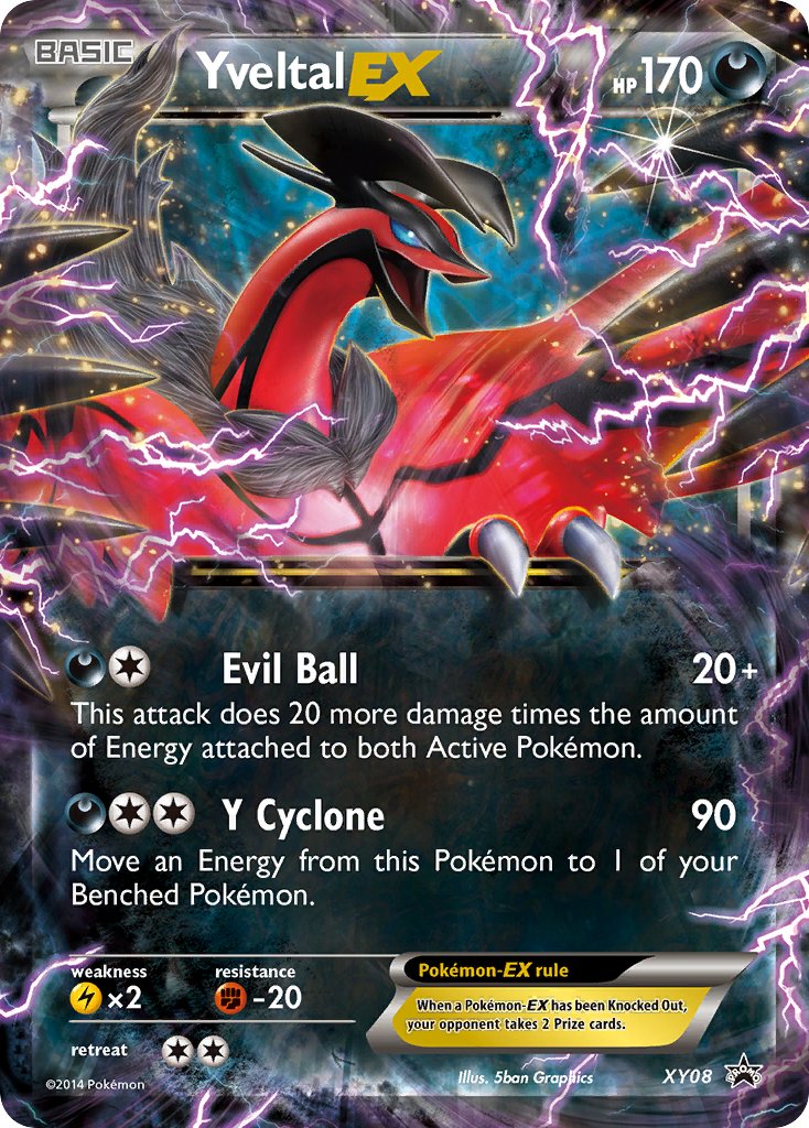 Yveltal EX (XY08) [XY: Black Star Promos] | Devastation Store