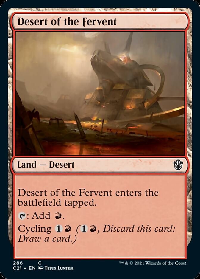 Desert of the Fervent [Commander 2021] | Devastation Store