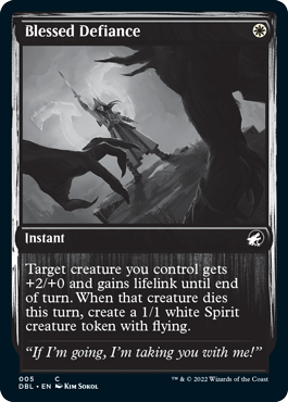 Blessed Defiance [Innistrad: Double Feature] | Devastation Store