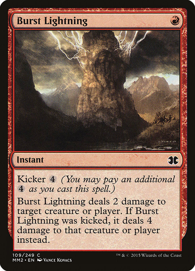 Burst Lightning [Modern Masters 2015] | Devastation Store