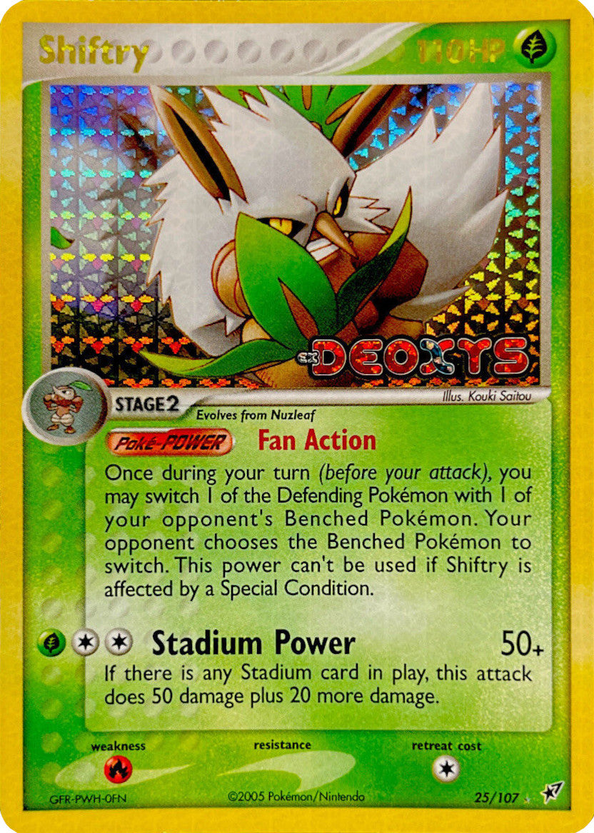 Shiftry (25/107) (Stamped) [EX: Deoxys] | Devastation Store