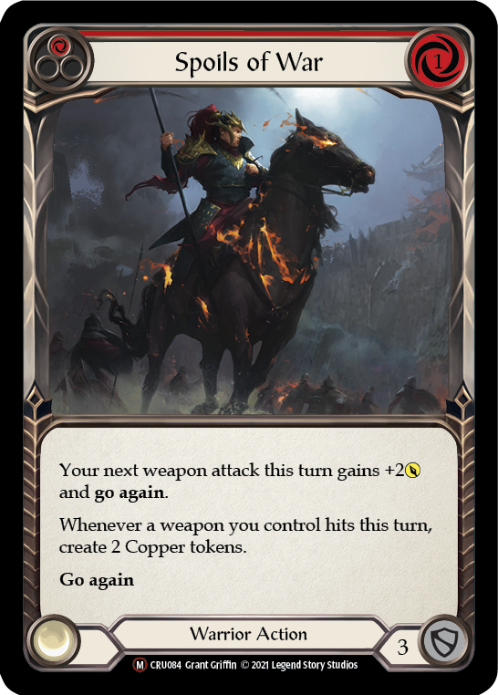 Spoils of War (Rainbow Foil) [CRU084-RF] Unlimited Rainbow Foil | Devastation Store