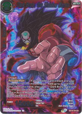 Dark Broly, the Shadow Warrior [EX16-04] | Devastation Store