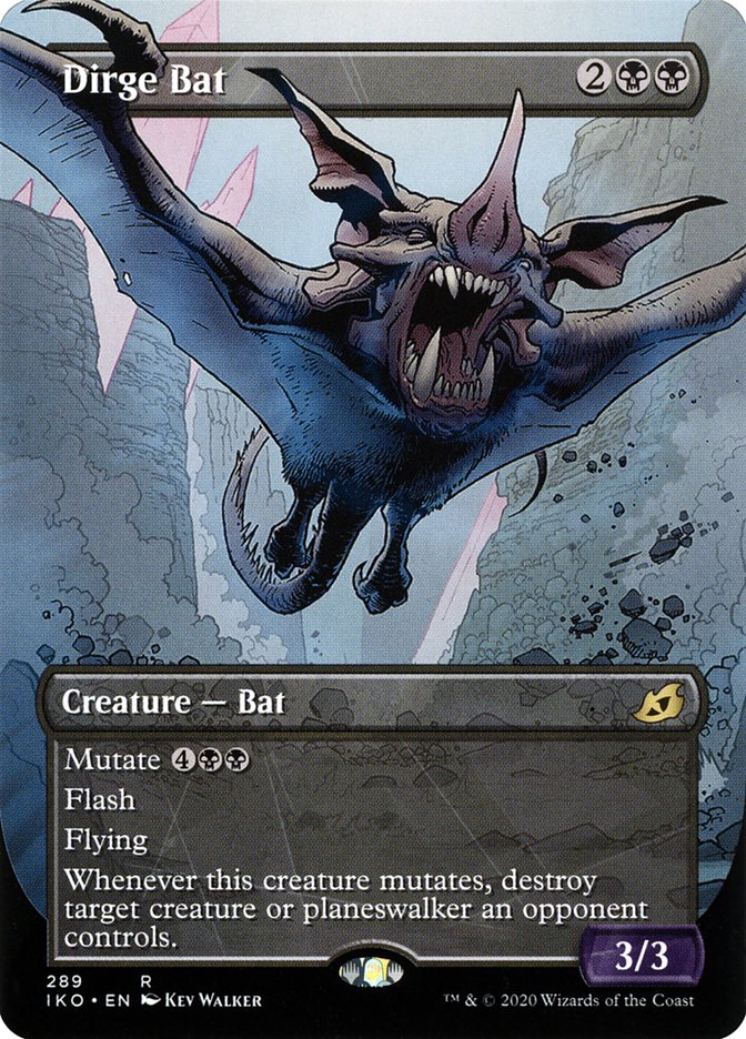 Dirge Bat (Showcase) [Ikoria: Lair of Behemoths] | Devastation Store