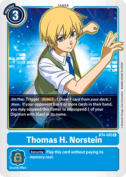 Thomas H. Norstein [BT4-093] [Great Legend] | Devastation Store