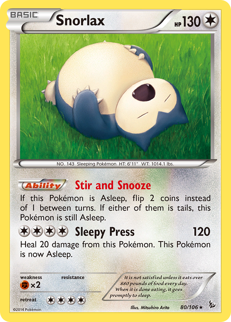 Snorlax (80/106) [XY: Flashfire] | Devastation Store