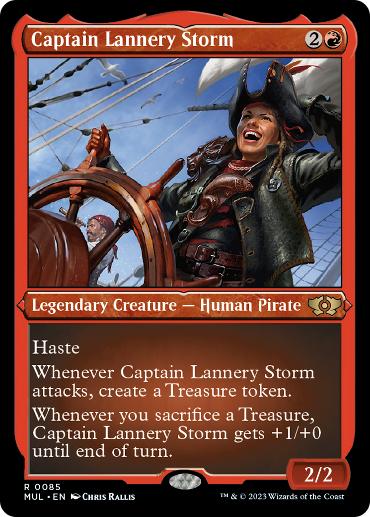 Captain Lannery Storm (Foil Etched) [Multiverse Legends] | Devastation Store