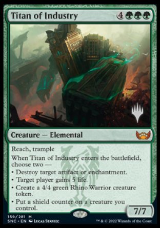 Titan of Industry (Promo Pack) [Streets of New Capenna Promos] | Devastation Store