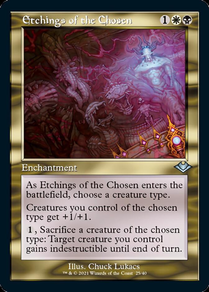 Etchings of the Chosen (Retro Foil Etched) [Modern Horizons 2] | Devastation Store