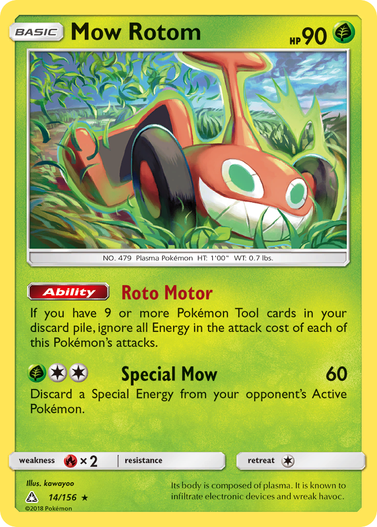 Mow Rotom (14/156) [Sun & Moon: Ultra Prism] | Devastation Store