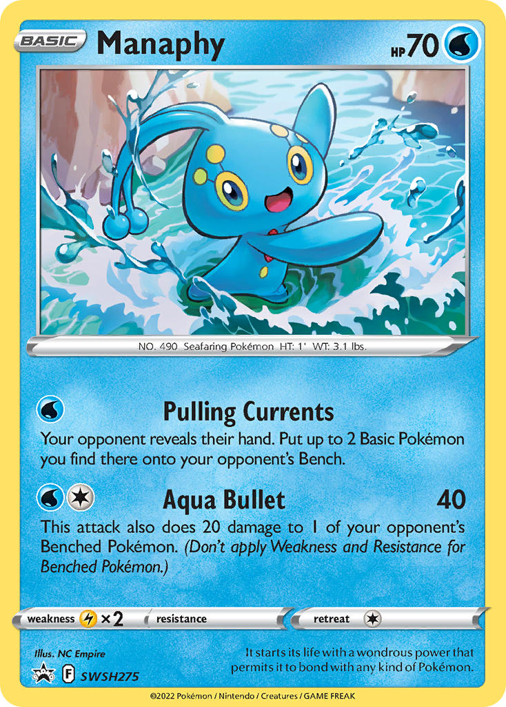 Manaphy (SWSH275) [Sword & Shield: Black Star Promos] | Devastation Store