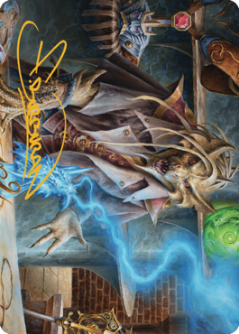 Renari, Merchant of Marvels Art Card (Gold-Stamped Signature) [Commander Legends: Battle for Baldur's Gate Art Series] | Devastation Store