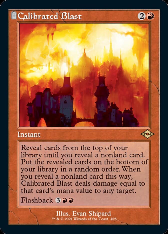 Calibrated Blast (Retro) [Modern Horizons 2] | Devastation Store