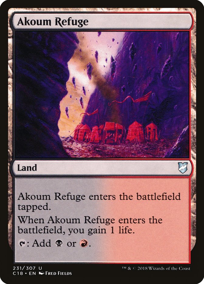 Akoum Refuge [Commander 2018] - Devastation Store | Devastation Store
