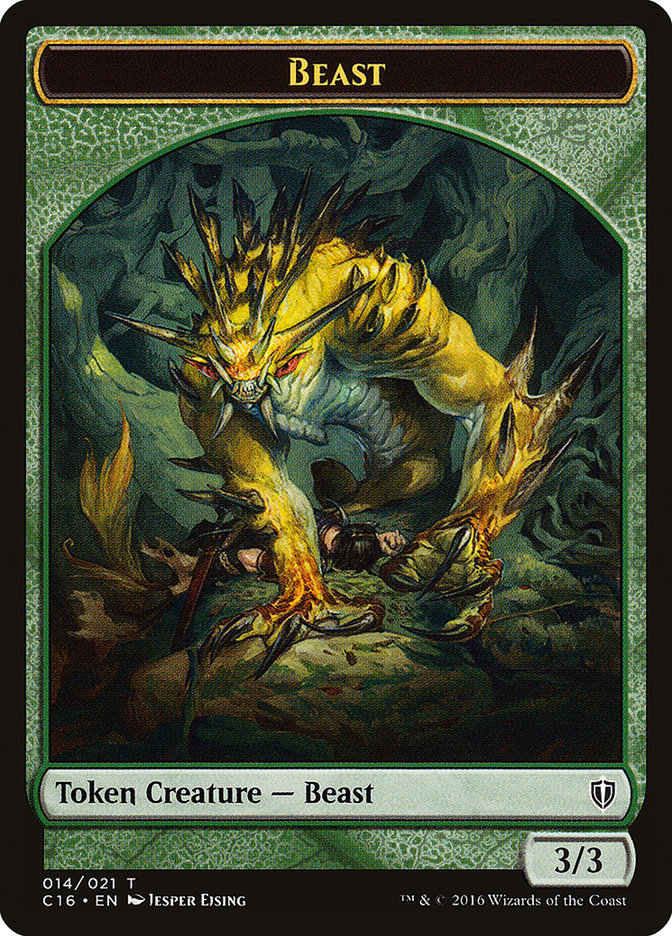 Beast [Commander 2016 Tokens] | Devastation Store