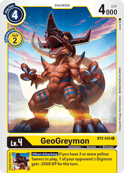 GeoGreymon [BT2-035] [Release Special Booster Ver.1.5] | Devastation Store