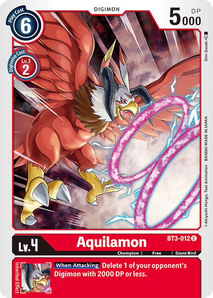 Aquilamon [BT3-012] [Release Special Booster Ver.1.5] | Devastation Store