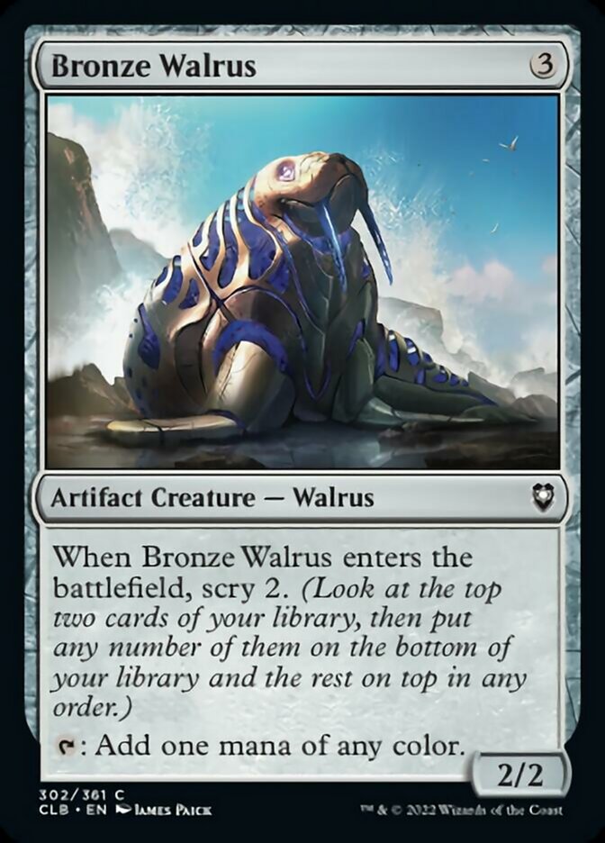 Bronze Walrus [Commander Legends: Battle for Baldur's Gate] | Devastation Store