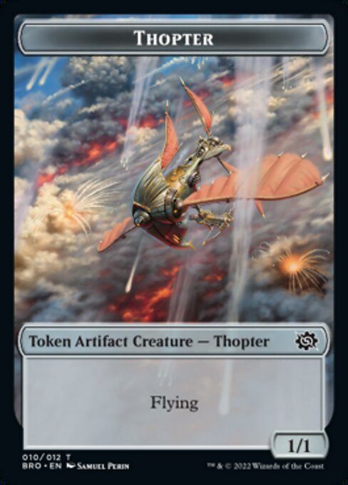 Powerstone // Thopter Double-Sided Token [The Brothers' War Tokens] | Devastation Store
