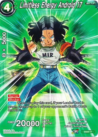 Limitless Energy Android 17 [EX03-17] | Devastation Store