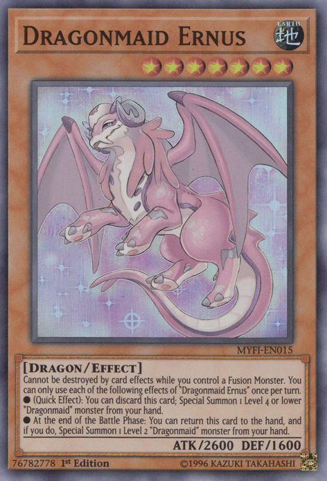 Dragonmaid Ernus [MYFI-EN015] Super Rare | Devastation Store