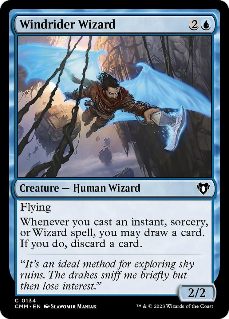 Windrider Wizard [Commander Masters] | Devastation Store