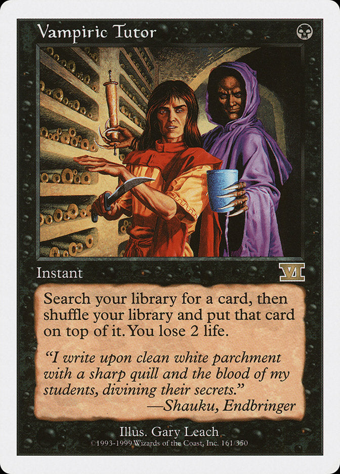 Vampiric Tutor [Classic Sixth Edition] | Devastation Store