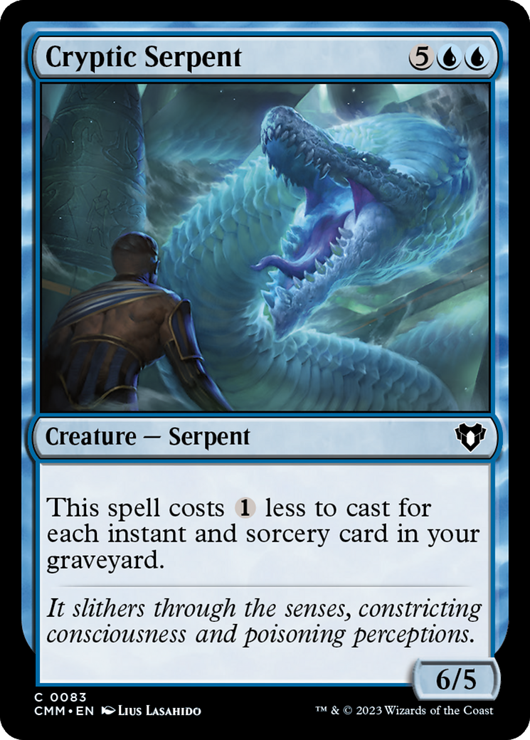 Cryptic Serpent [Commander Masters] | Devastation Store