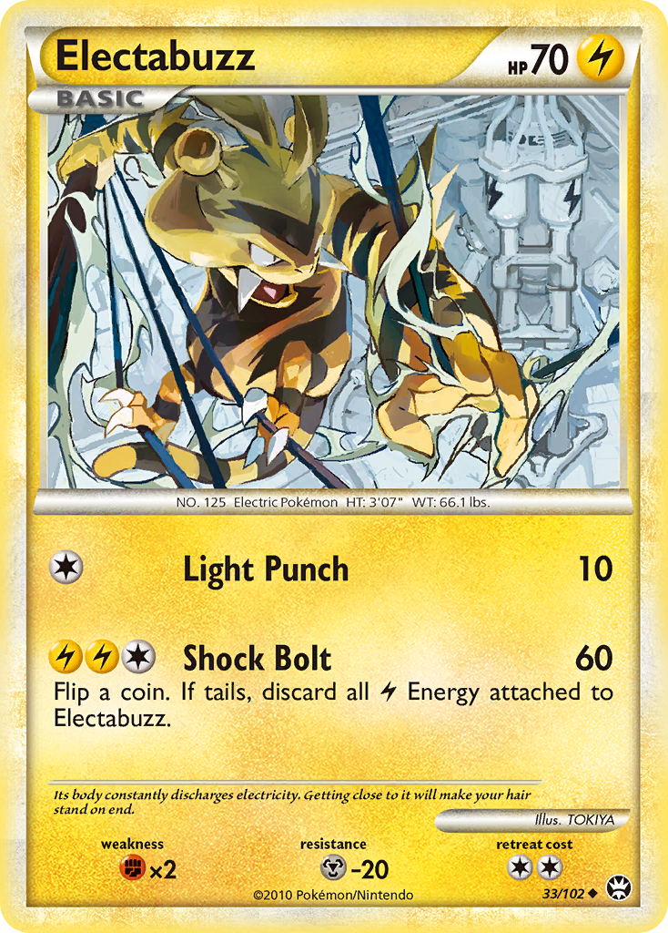 Electabuzz (33/102) [HeartGold & SoulSilver: Triumphant] | Devastation Store