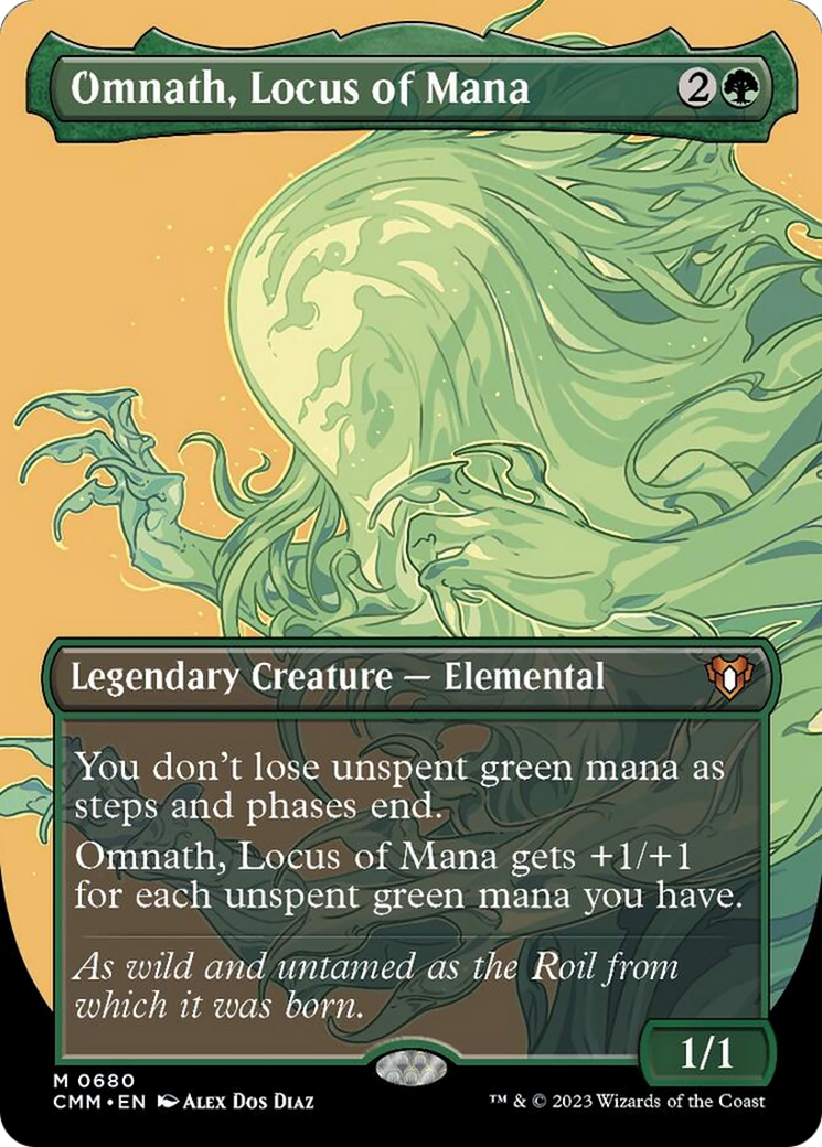 Omnath, Locus of Mana (Borderless Profile) [Commander Masters] | Devastation Store