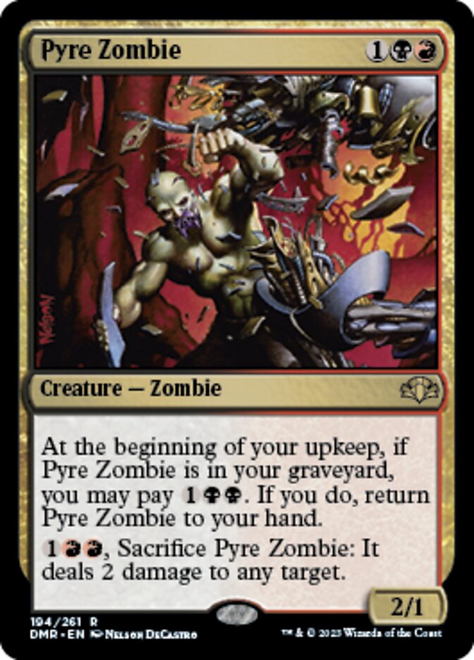 Pyre Zombie [Dominaria Remastered] | Devastation Store