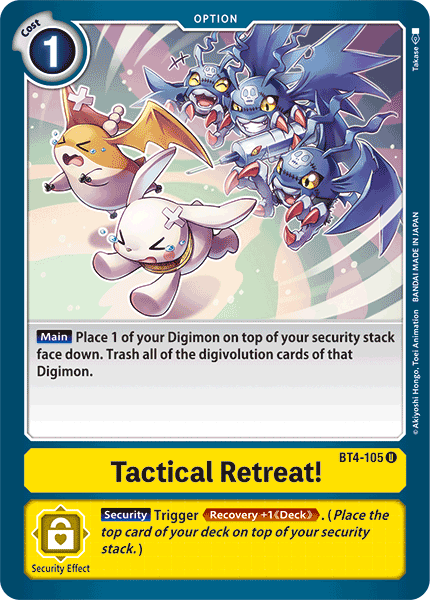 Tactical Retreat! [BT4-105] [Great Legend] | Devastation Store